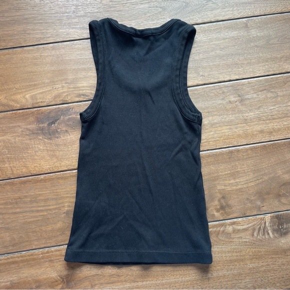 AGOLDE Poppy Tank in Black - Picture 6 of 9